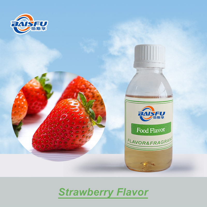 Baisfu Food Grade Water Solubility Strawberry Flavor Used For Ice Cream/Beverages/ Soft drinks