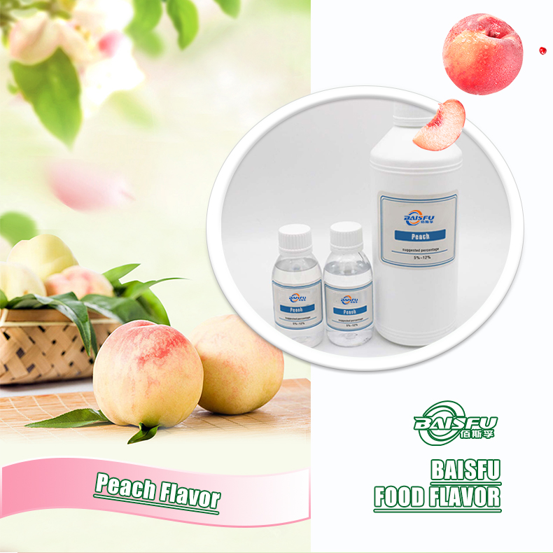 Fruit Flavor Supplier BAISFU Factory With Fruit Flavor Peach Flavour Liquid