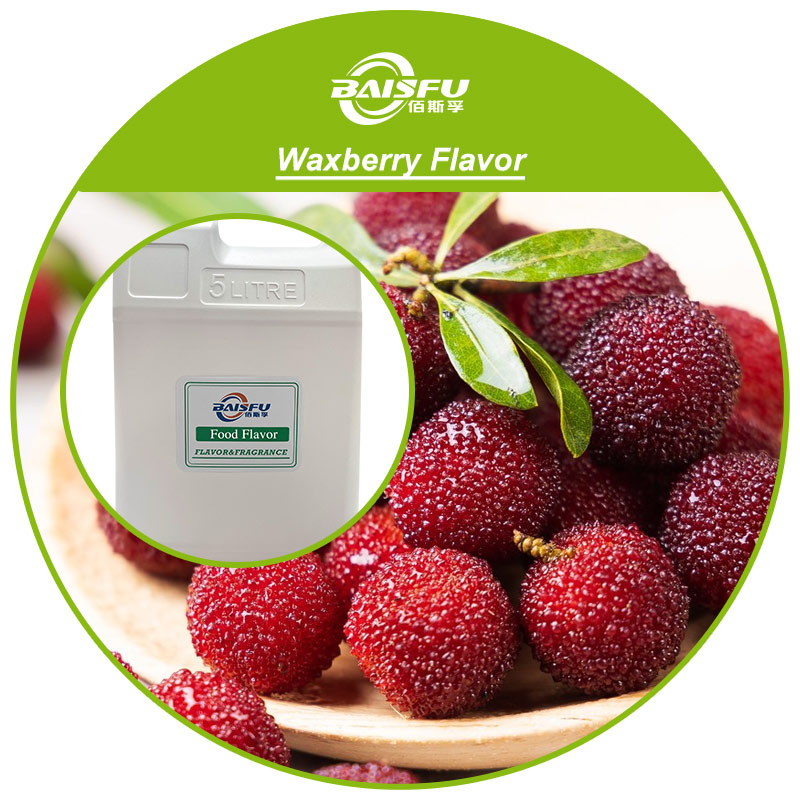 Baisfu Food Grade Fresh Waxberry Flavor Liquid Red Bayberry Flavor For Beverage Enhancer Foods Additive for Juice Ice Cream Drinks Bakery