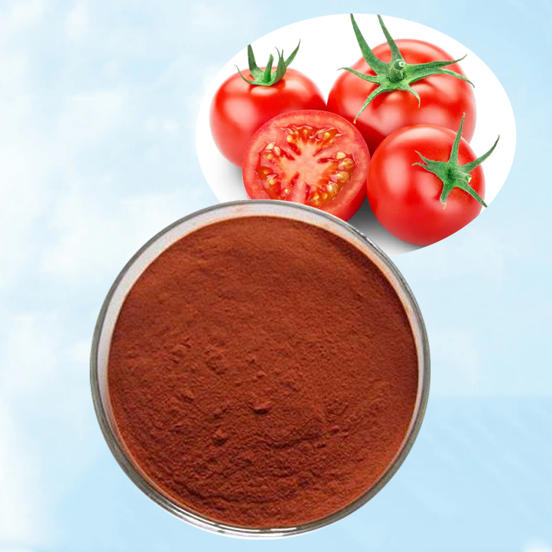 Baisfu Natural Herb Plant extract Red Powder Fresh Vegetable Tomato Fruit Powder Lycopene 5%-30% for Food Additive