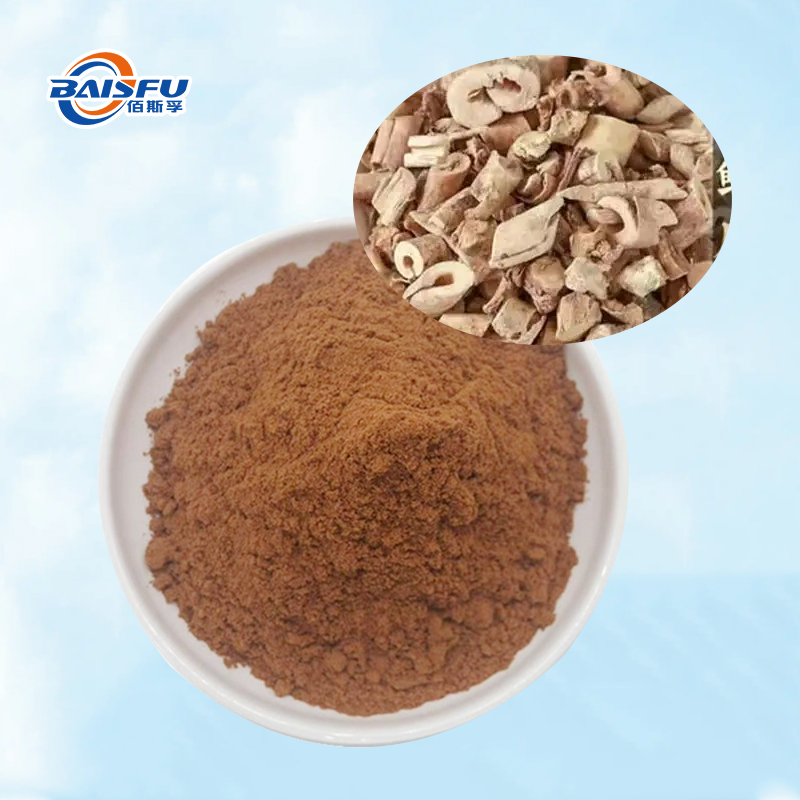 Baisfu Pure Plant Extract Brown Fine Powder High purity 98% Densefruit Pittany Root-Bark Extract use in Pharmaceuticals and household cleaning products