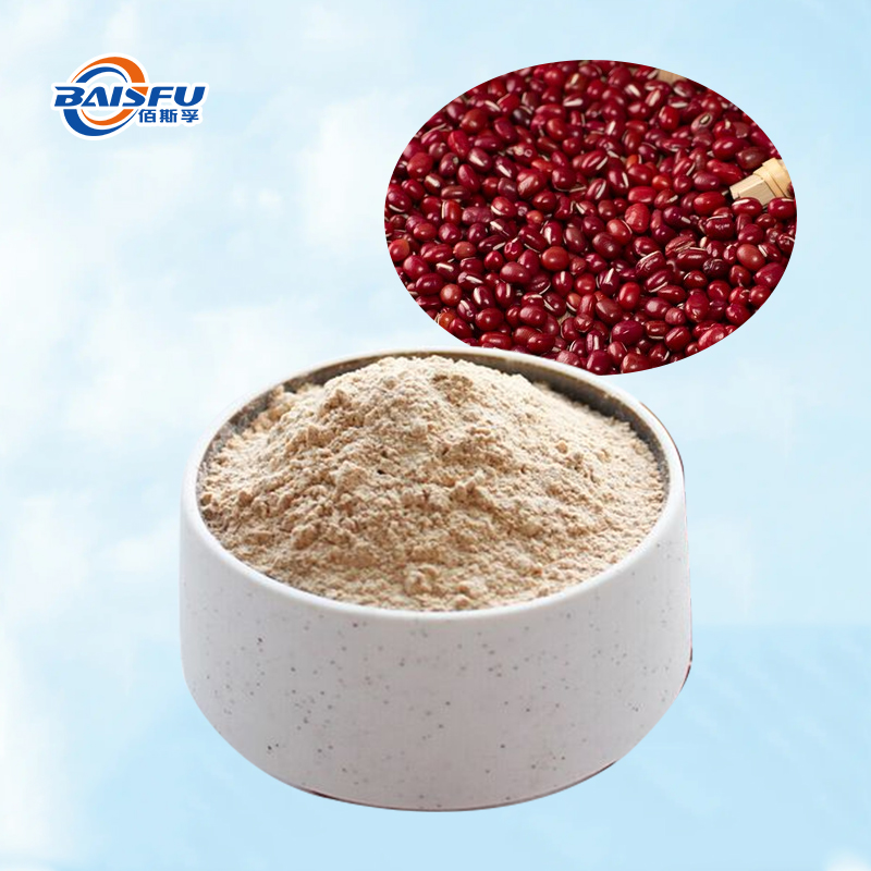 Baisfu pure natural Red Bean Powder high purity 99% pale reddish-brown for Instant beverages and ice cream