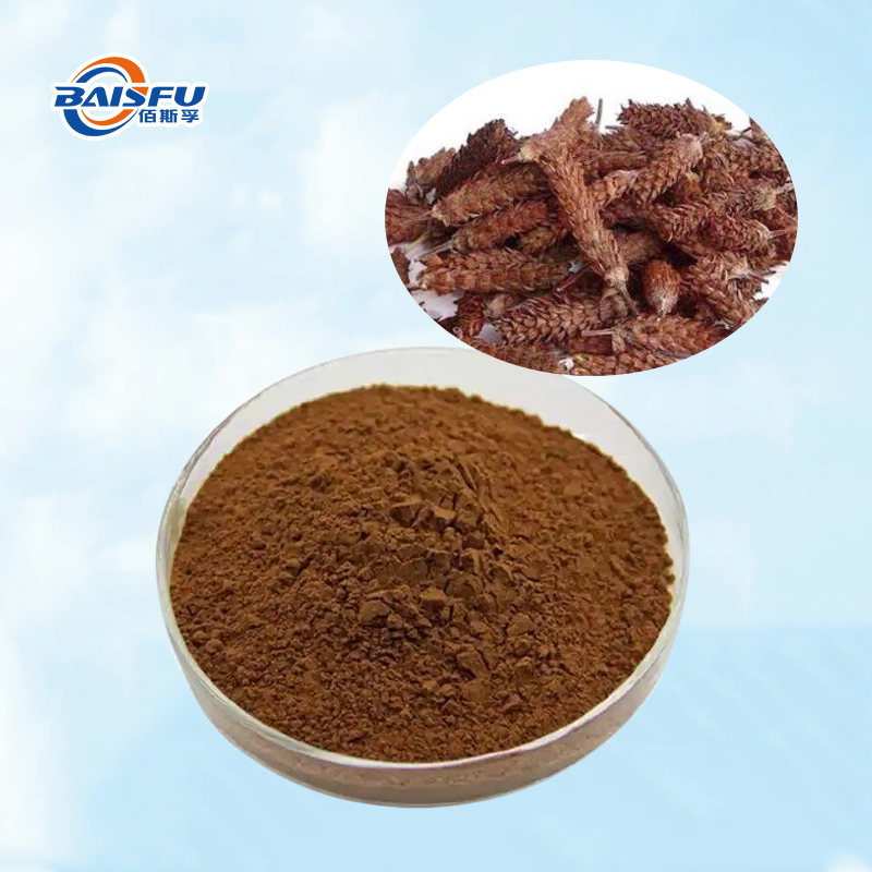 Baisfu pure natural plant extract Brunellae Spica P.E brown fine powder 100% pass 80 mesh for Medicine and health supplements