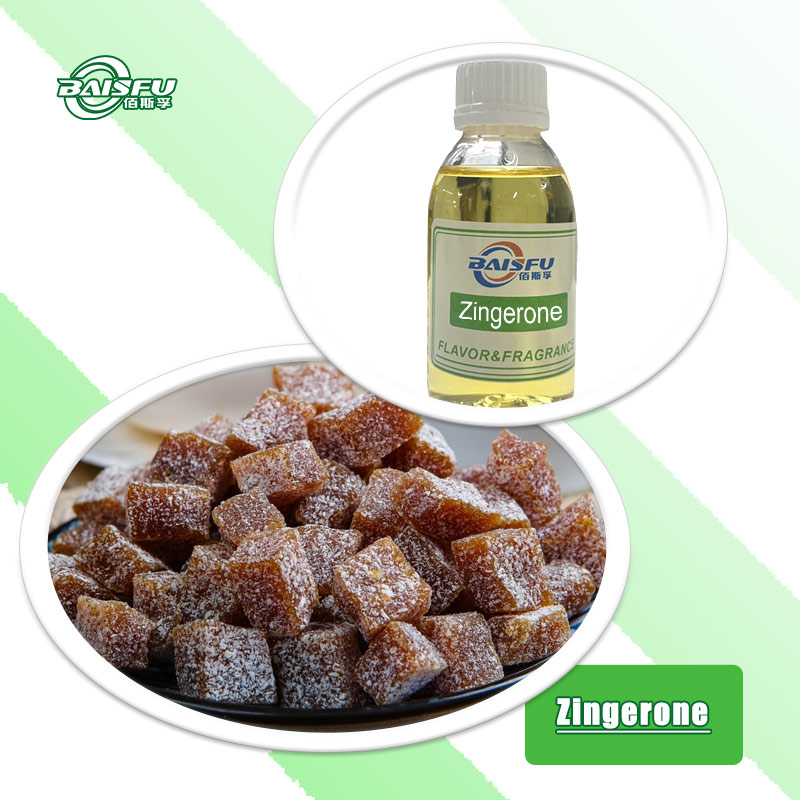 Baisfu High Quality Zingerone CAS:122-48-5 Hot Sell Sweden Fragrance Company for Flavor Enhancer use in Cosmetics Enhance Absorption