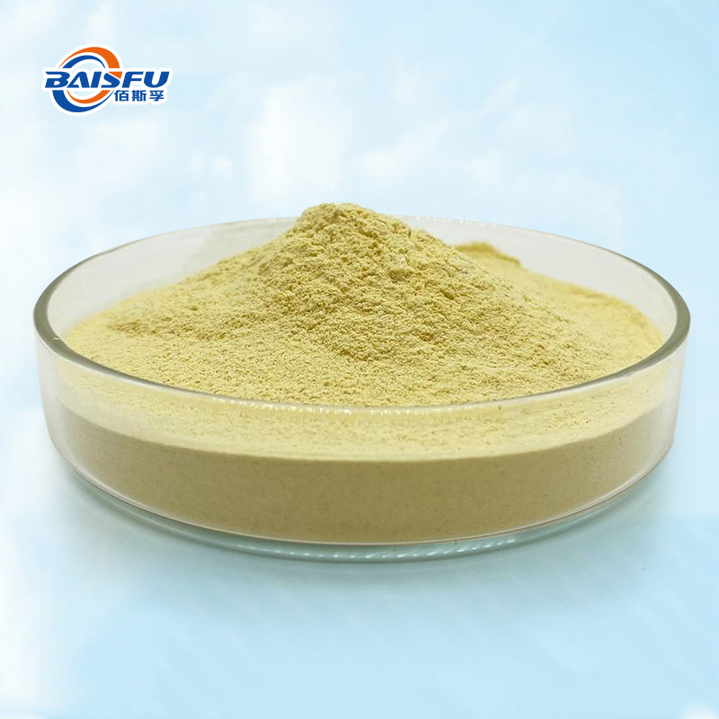 Baisfu natural Glutamic acid Cas 56-86-0 high quality Yellow crystalline powder for Food seasonings use in medicine