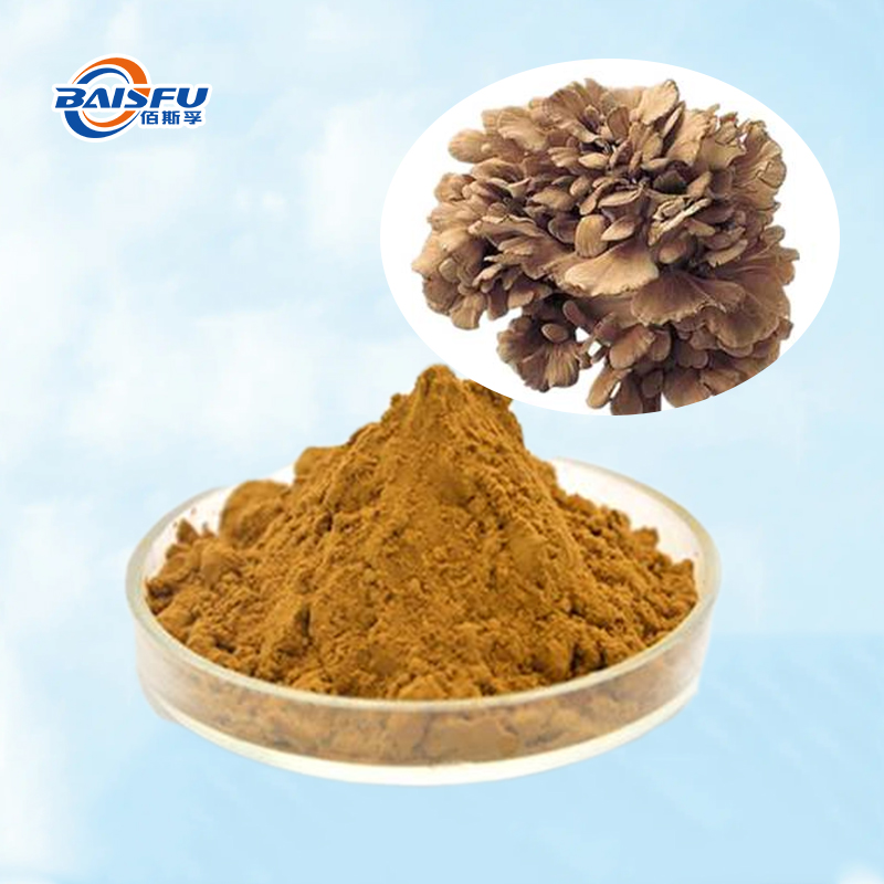 Baisfu High quality Grifola frondosus P.E brown fine powder for Health supplements and food