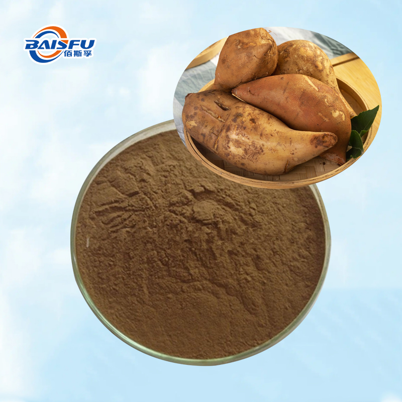 Baisf Natural Organic Yacon Root Extract Best Quality Water-Soluble Light Brown Powder for ​Natural Sweeteners and Health Supplements