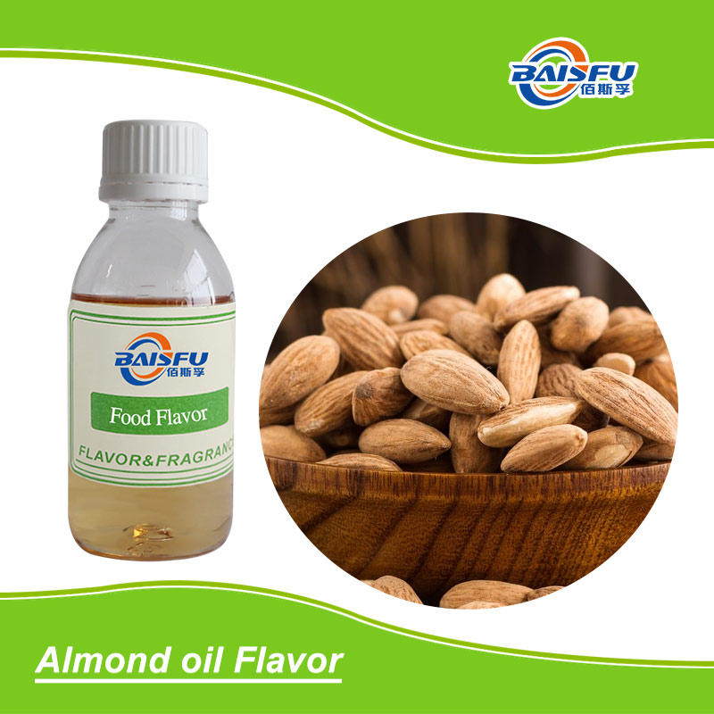 Baisfu Factory Sales Best Quality Almond Oil Light Yellow Transparent Liquid for Nutritional Fortifiers and food Additives