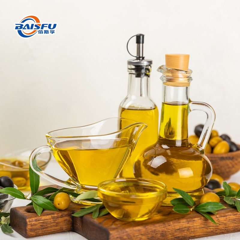 Baisfu Factory Wholesale Olive Oil Yellowish-Green Transparent Liquid for Food Processing and Culinary Cooking