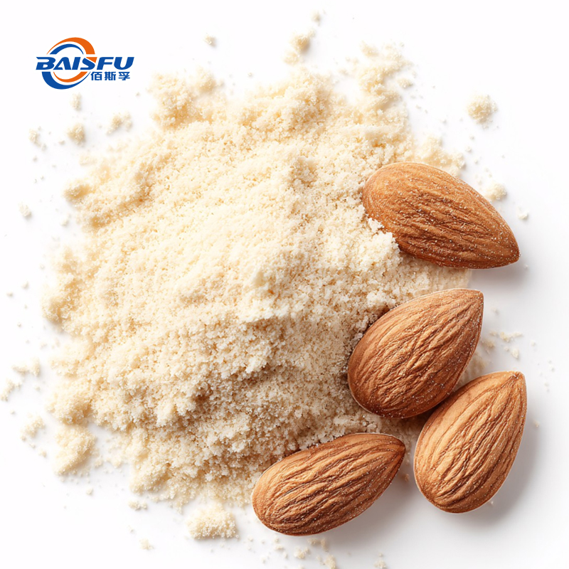 Baisfu Factory Hot Sales Almond Powder CAS 29883-15-6 Light Yellow Powder for Food Beverage and Cosmetic